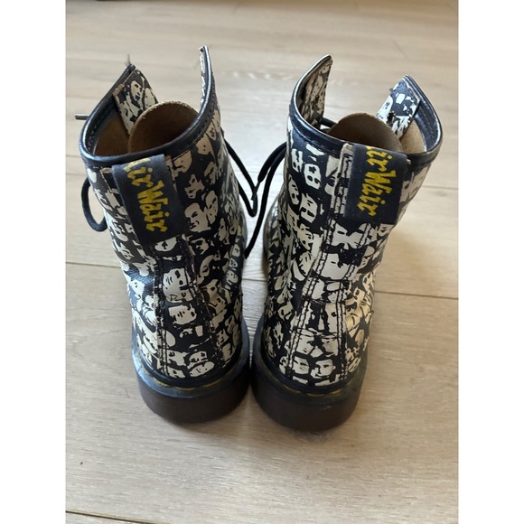 DR MARTENS ANDY WARHOL FACES 5 EYE BOOT - Picture 5 of 9